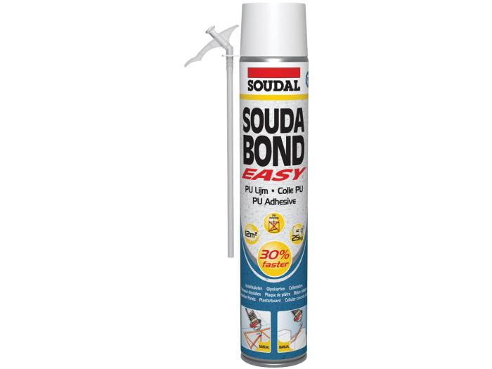 167027 წებო-ქაფი (ხელის) 750მლ SOUDAL Soudabond EASY MANUAL 750ml (ORANGE) 124636