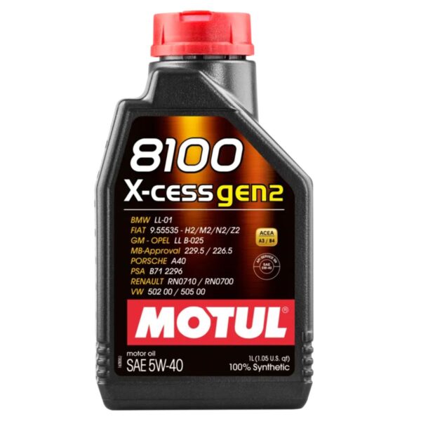 ზეთი MOTUL 8100 X-CESS GEN2 5W40 1L