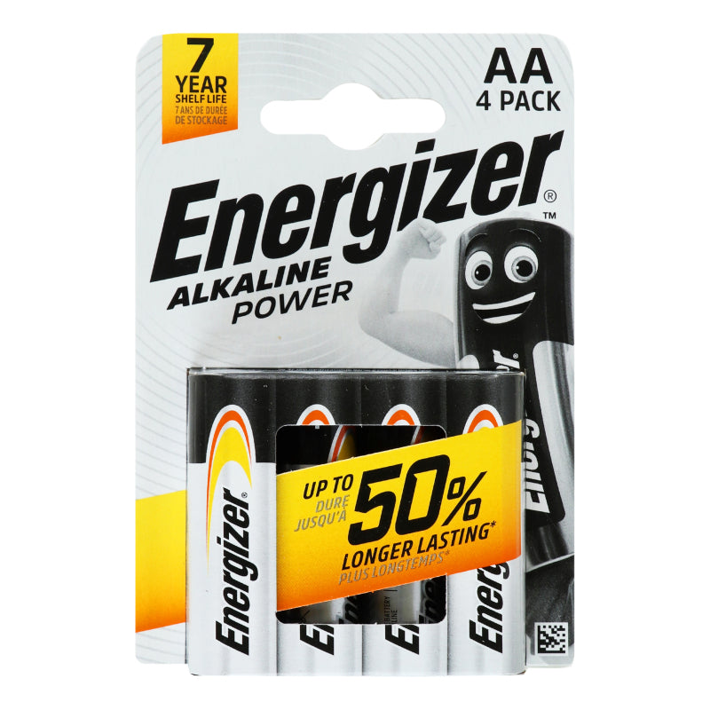 6599 Energizer Alkaline Power AA ელემენტი, 4ც შეკრა AA-FSB4 (E300132900)