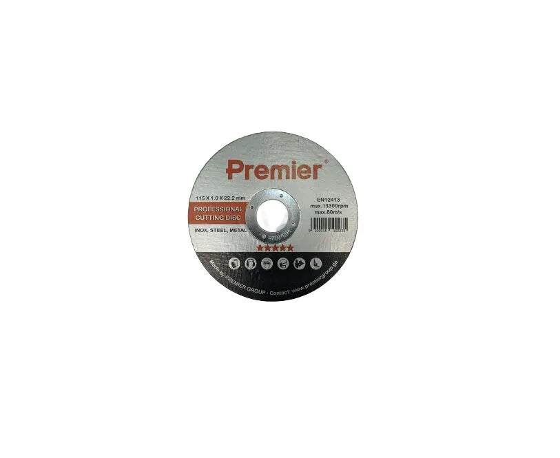 Premier ლითონის საჭრელი დისკი 115 x 1.0 x 22 მმ
