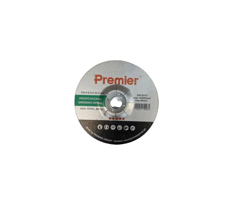 Premier ლითონის საპრიალებელი დისკი 115 x 6.0 x 22 მმ