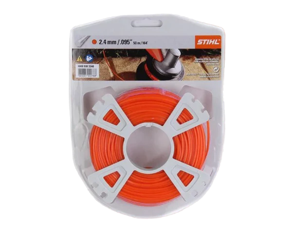 ბალახის საჭრელი ძუა Stihl 2.4 მმ ექვსკუთხა, სტაფილოსფერი, 48 მტ.