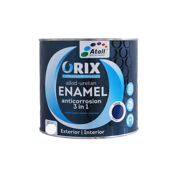 ემალი ლურჯი ანტიკოროზიული Color ORIX  RAL 5010  2,4 კგ