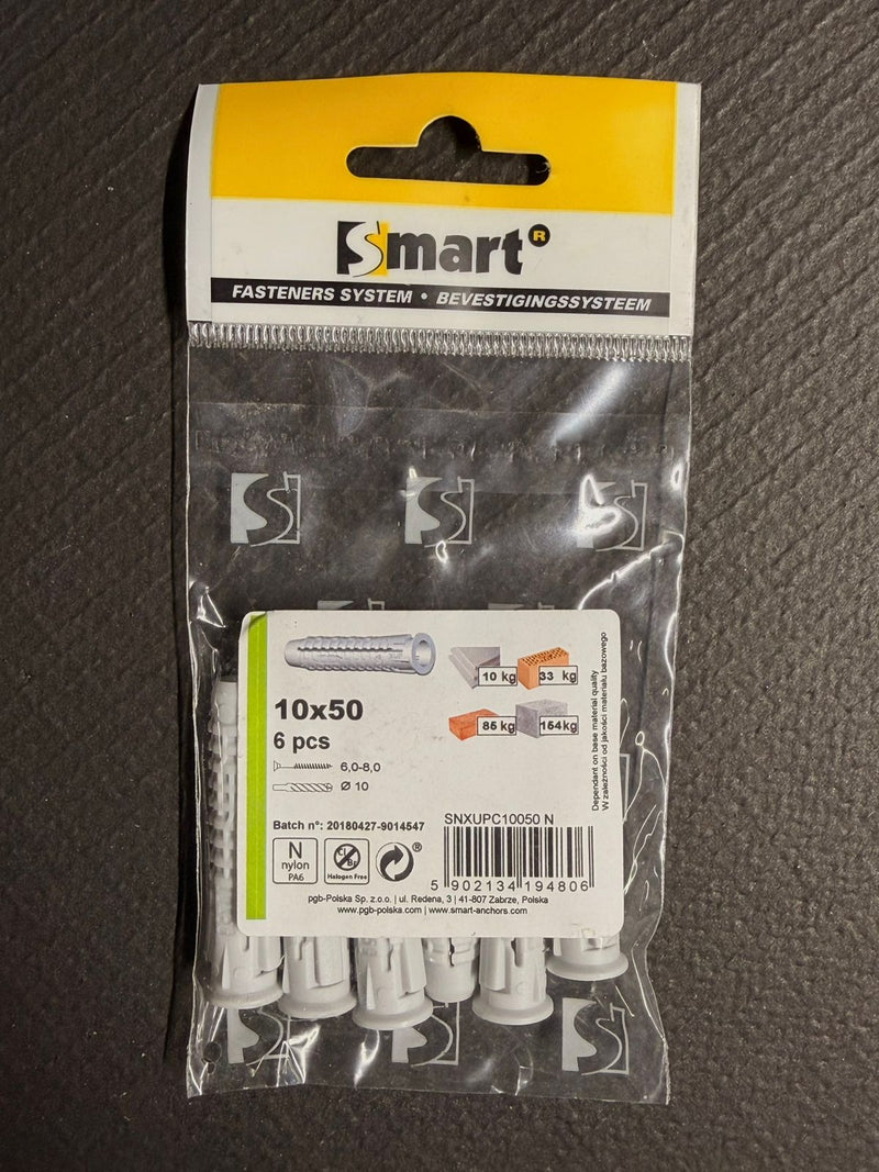 ნეილონის უნივერსალური დუბელი ბლისტ (6) BXUP 10X50
