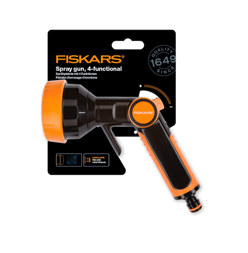 6411501510105 სარწყავი თოფი Fiskars Fiskars Spray Gun 4-Funtional