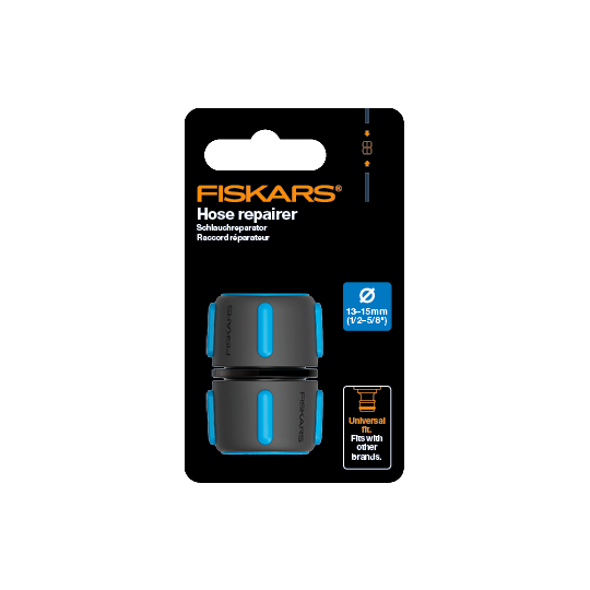 6411501510891 კონექტორი Fiskars CF Hose Repairer 13mm-15mm(1/2"-5/8")