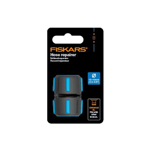 6411501510891 კონექტორი Fiskars CF Hose Repairer 13mm-15mm(1/2"-5/8")