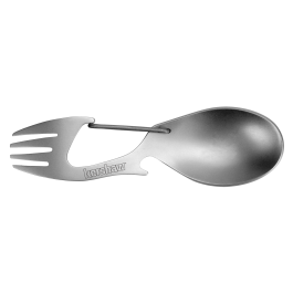 087171046389 ჩანგალკოვზი ვერცხლისფერი RATION FORK AND SPOON TOOL