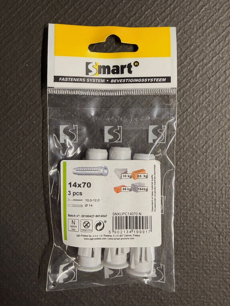 ნეილონის უნივერსალური დუბელი ბლისტ (3) BXUP 14X70