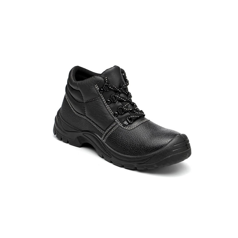 WG608  40  სპეცფეხსაცმელი მაღალყელიანი, თასმით, S3 დაცვით, შავი