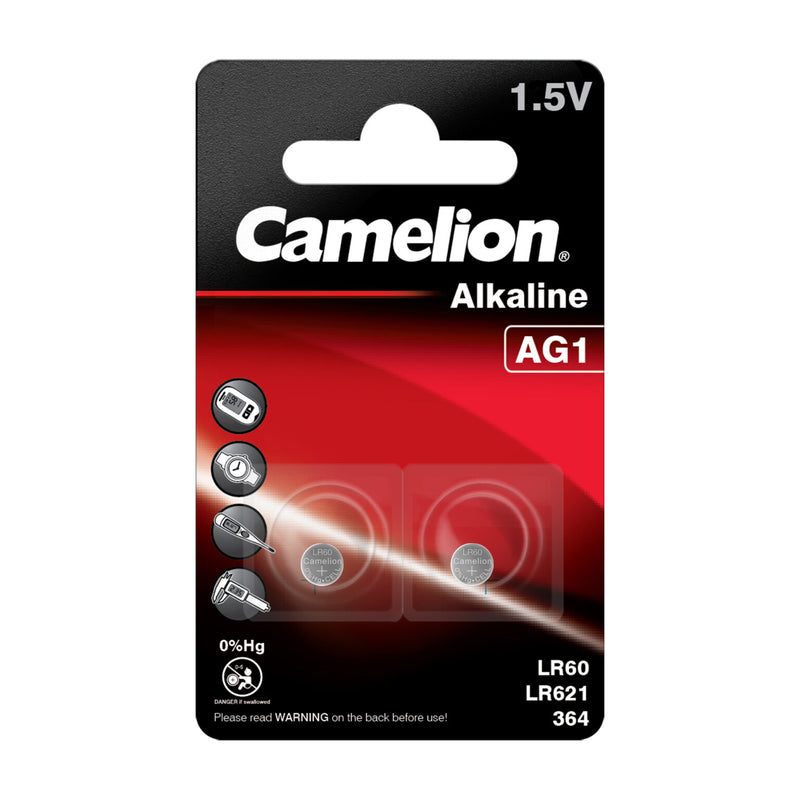 4905 Camelion Alkaline (mercury free) AG1 ელემენტი-ღილაკი, 10ც შეკრა AG1-BP10(0%HG)