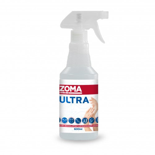 UM0600 - Zoma Ultra - სწრაფი უნივერსალური სადეზინფექციოსაშუალება - 600მლ