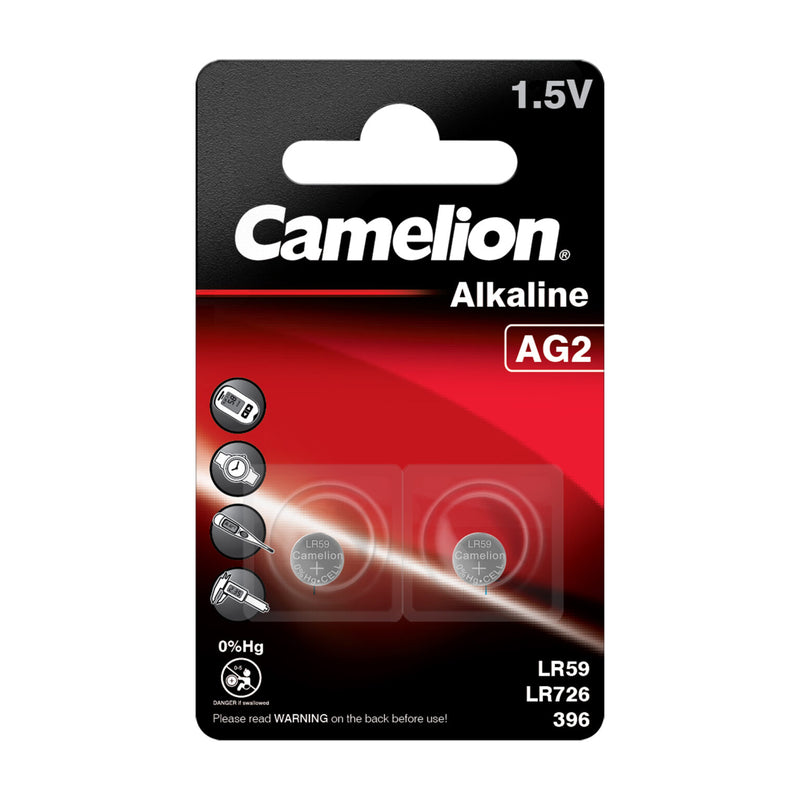4912 Camelion Alkaline (mercury free) AG2 ელემენტი-ღილაკი, 10ც შეკრა AG2-BP10(0%HG)