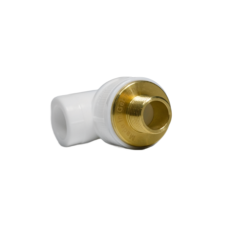 კომბინირებული მუხლი ქანჩით გ/ხ  20*1/2    PPR  HITZE  PN 25