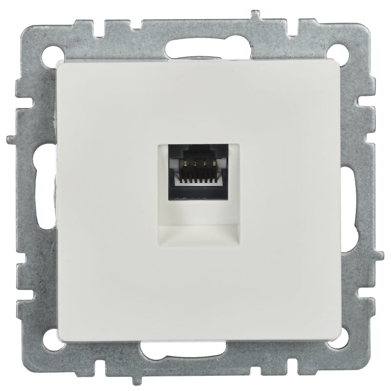 BRITE კომპ. სოკეტი  RJ45 cat.5E RK10-BrZh მარგალიტი. IEK