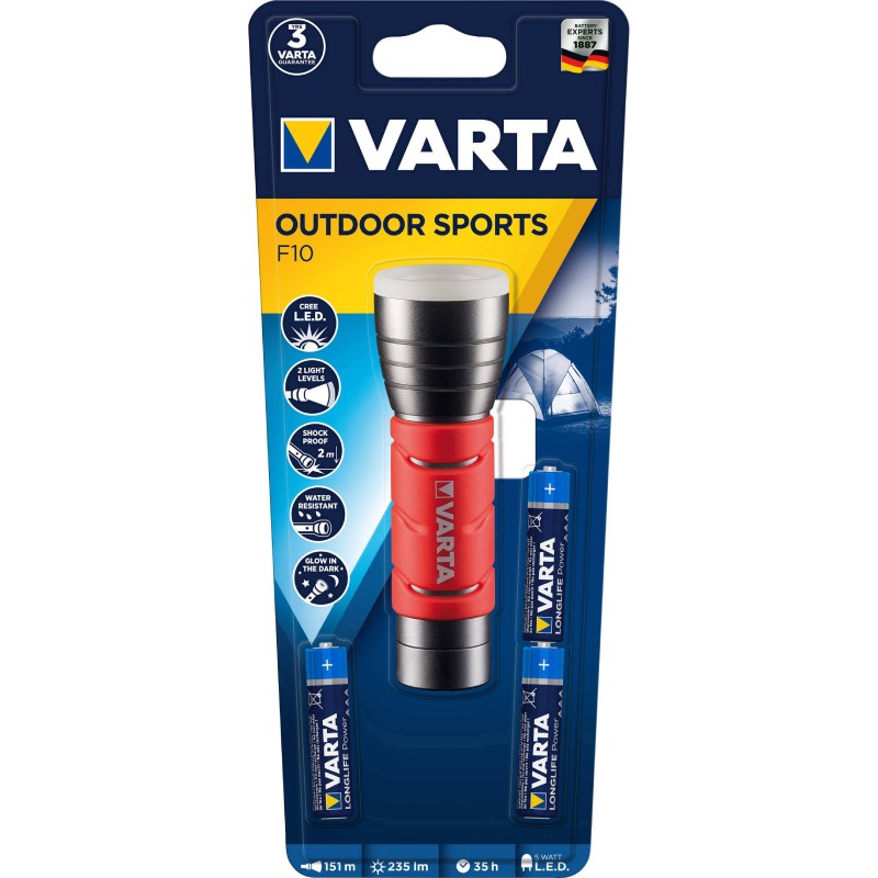 4008496927609 ფარანი VARTA Outdoor Sports F10