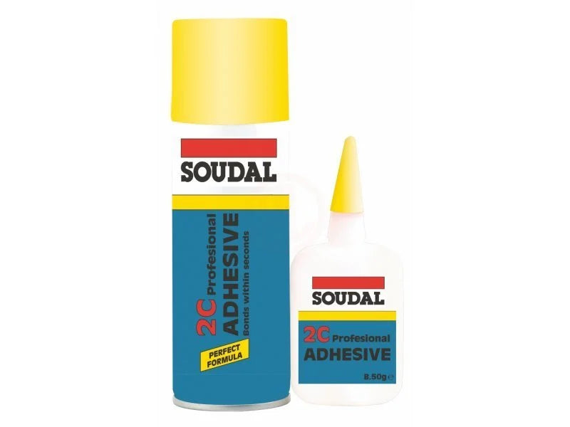 411000 მყისიერი წებო 200მლ+50გრ SOUDAL MDF ADHESIVE 200ml+50gr(Clear)