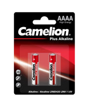 0295 Camelion Plus Alkaline AAAA ელემენტი, 2ც შეკვრა LR8D425-BP2