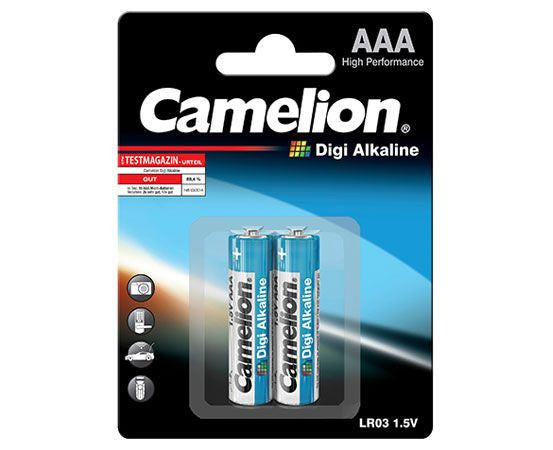 4552 Camelion Digi Alkaline AAA ელემენტი, 2ც შეკრა LR03-BP2DG