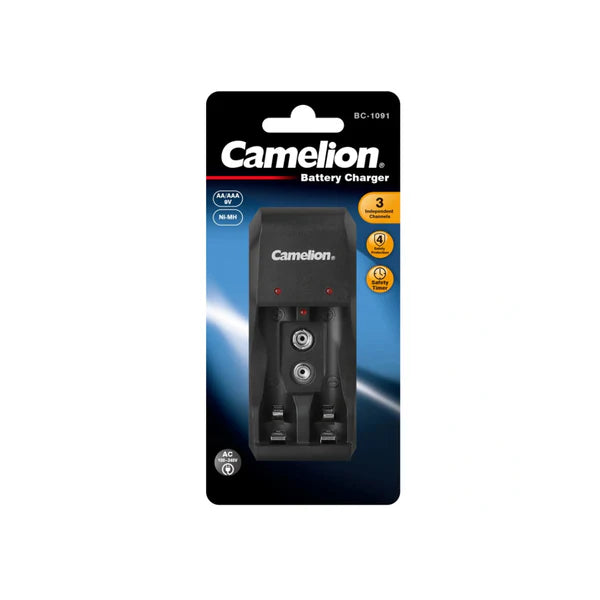 8224-Camelion დამტენი BC-1091-EU-BLK-O-DB