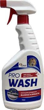 5475 - PRO WASH აბაზანის საწმენდი სითხე 750 გრ .უნივერსალური პროდუქტი ეფექტურად გაასუფთავებს აბაზანას კირის, საპნის ნალექებისა და ჟანგისგან. ვარგისია