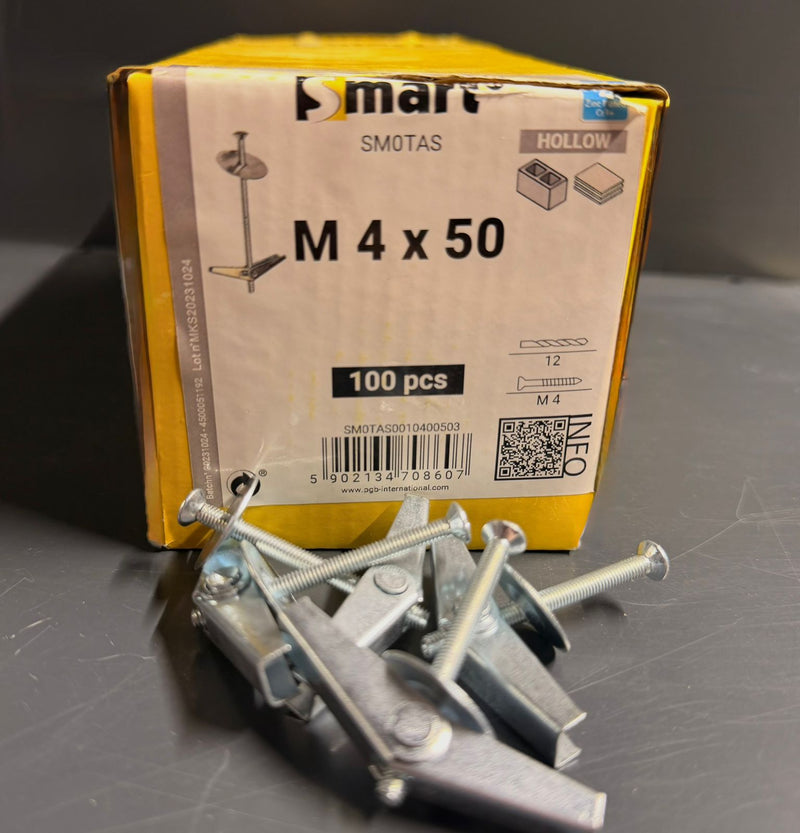 მეტალის პეპელა (100) M4x50