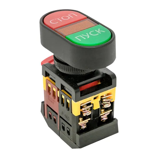 ღილაკი APBB-22N"Start-Stop   220V NO+NC EKF