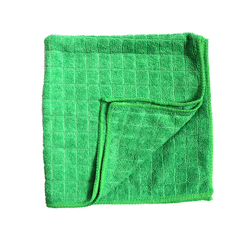 60*80სმ მიკროფიბრა,მწვანე, კლეჩატი.