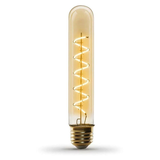 დეკორატიული ნათურაT30 185mm 6W 2000K 600LM E27 Amber Spiral
