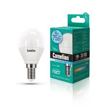 Camelion LED ნათურა Lamp - LED8-G45/845/E14 ნათურა ლედ განათებით ეკონომიური 8 ვატი