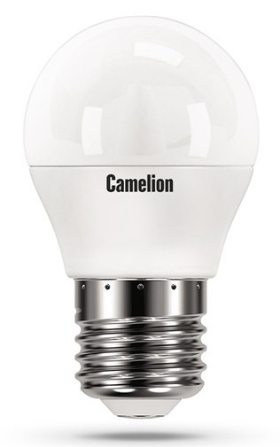 Camelion LED ნათურა Lamp - LED12-G45/845/E27 ნათურა ლედ განათებით ეკონომიური 12 ვატი (ეკვივალენტი 100 ვატის) ცივი ნათება E27 ცოკოლზე