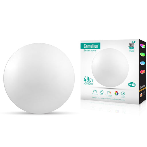Camelion Smart Home LBS/SH-48/RGBCW/WIFI ჭკვიანი სანათი. მართვა Smart Home სისტემით.