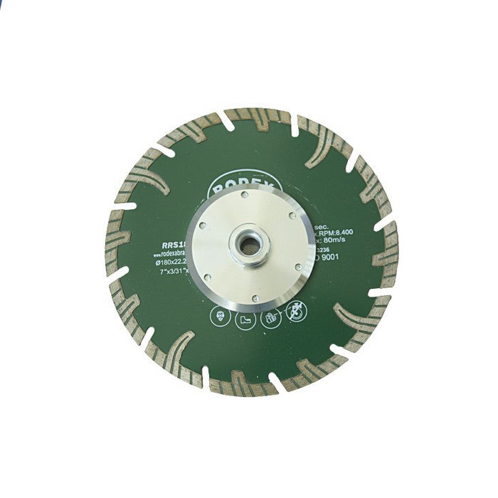 ალმასის წრიული დისკი  (ჩაჭრილი)(სეგმენტით)  180მმ