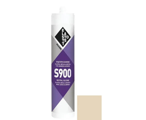 სილიკონი ფერადი ELASTOTET S900 RAL 1015 BEIGE CARTRIDGE 280 ML