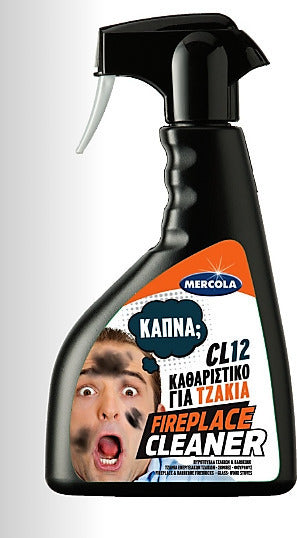 საწმენდი საშუალება CL 12 FIREPLACE CLEANER SPRAY 500 ML