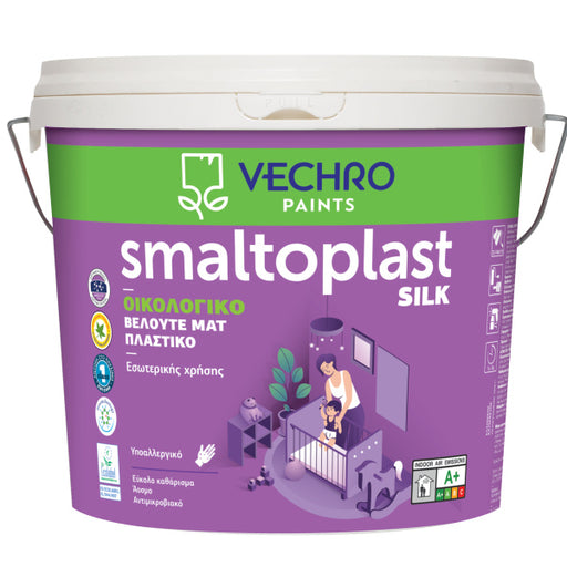 წყალემულსია SMALTOPLAST ECO SILK BASE P 10 LT
