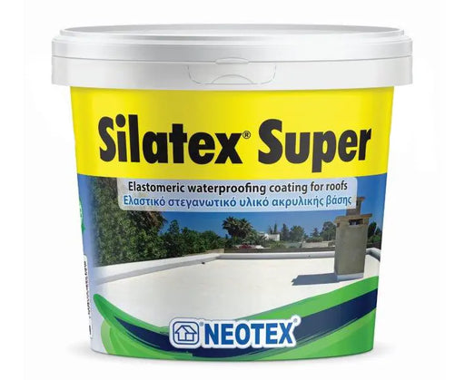 საიზოლაციო მასალა SILATEX SUPER WHITE 5 KG