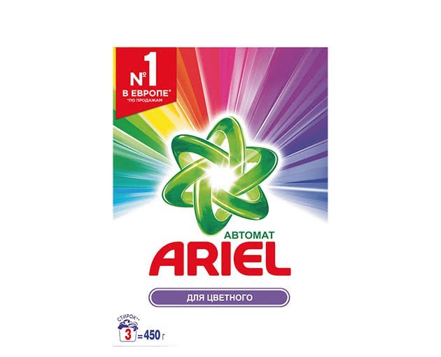 არიელი LS ფერადი 22x450გ კოლ