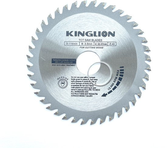 საჭრელი დისკი ხის 115*40T*22,23 KINGLION