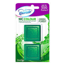 Kolorado WC Colour Toilet Block Green 2 Pcs უნიტაზის საწმ.საშ.