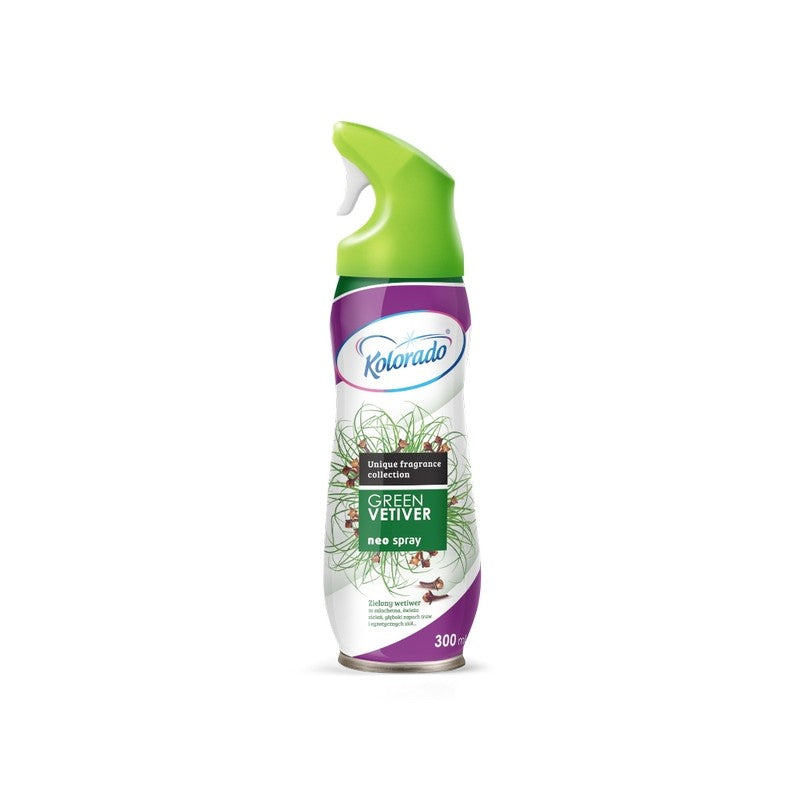 KOLORADO NEO SPRAY AIR Freshener 300 ML,Green Vetiver