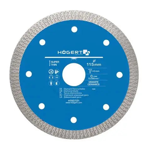 HT6D721 საჭრელი დისკი კერამიკული ფილის 115 მმ Diamond Blade for ceramic tile 115 mm (50/100)