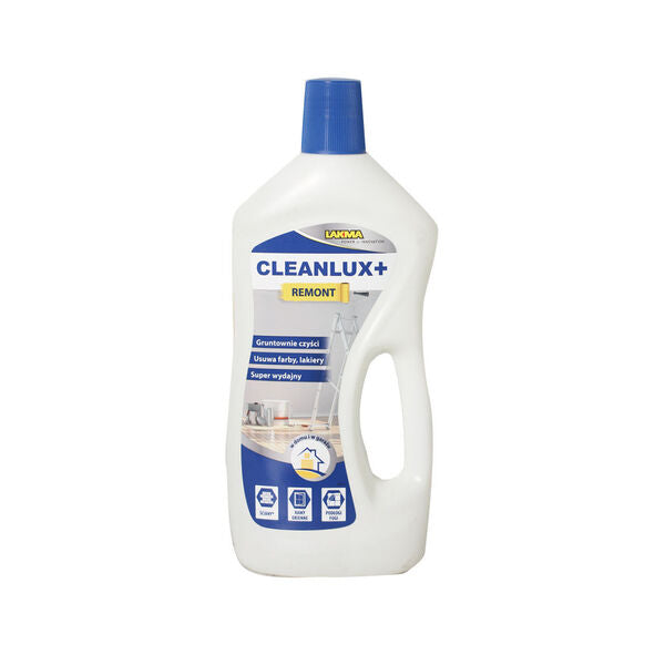 CLEANLUX PLUS სარემონტო ჭუჭყის მოსაშორებელი სითხე 0,750 ლიტრიანი