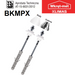 პისუარების სამაგრი თეთრი BKMPX-12120B (2ც)