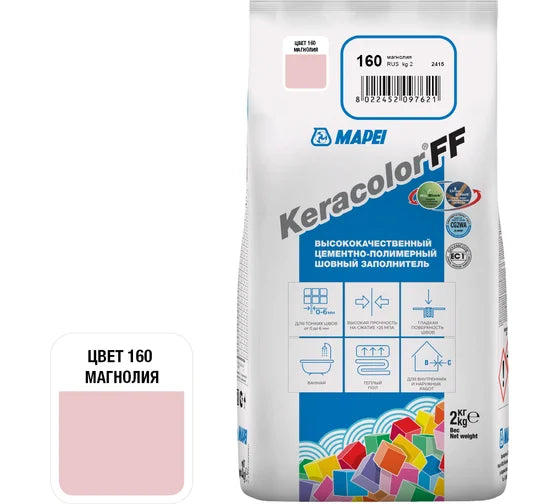 ფუგა KERACOLOR FF №140/2კგ (წითელი კორალ)
