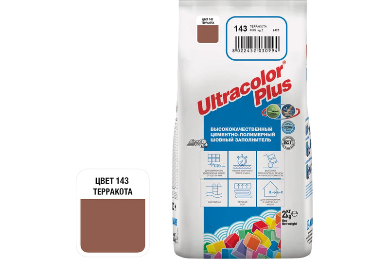 ფუგა ULTRACOLOR №143/2კგ (ტერაკოტა)