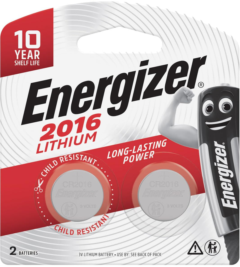 8340 Energizer 2016 BP2 ლითიუმ ელემენტი-ღილაკი, 2ც შეკრა 2016-BP2