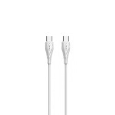 LDNIO მობილურის კაბელი LC611C White, Type-C to Type-C, 65W Fast Charge, 1M თეთრი
