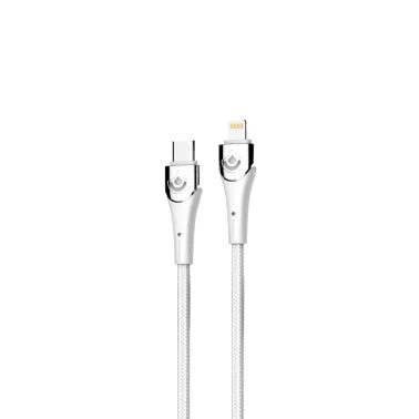 LDNIO მობილურის კაბელი LC862I White, Type-C to Lightning, 30W Fast Charge, 2M თეთრი