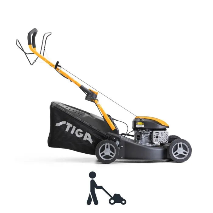 ბალახის გაზონის საკრეჭი მანქანა ბენზინზე Petrol lawn mower STIGA Collector 548 S